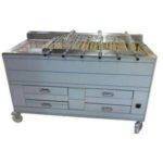 barbecue churrasqueira charbon de bois electrique portugais professionnel en inox churrasco churrascaria poulet braise – Image 4