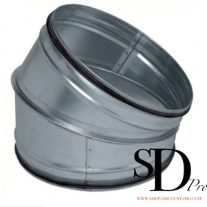 Coude galvanisé 30 à joints