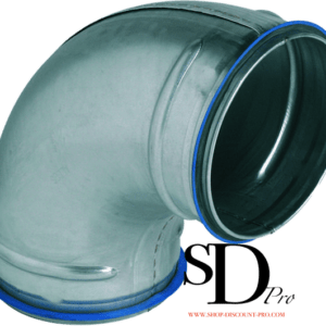 Coude galvanisé 90 à joints