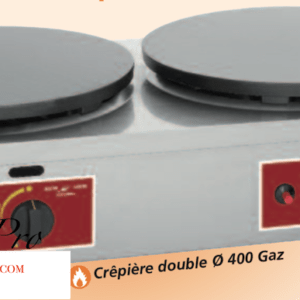 Crépière électrique double