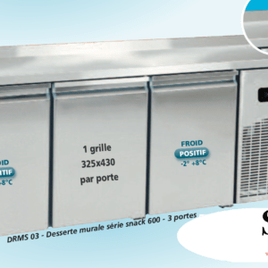 Desserte réfrigérée Gastro 3P