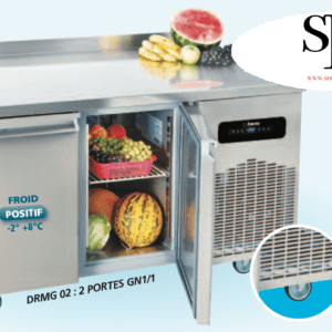 Desserte réfrigérée murale 2P