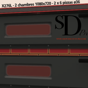 Four à Pizza Digital 2 chambres 6 pizzas