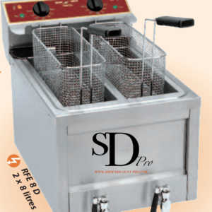 Friteuse électrique double