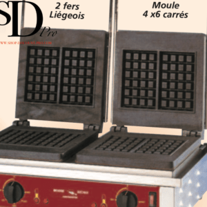 Gaufrier Professionnel Double