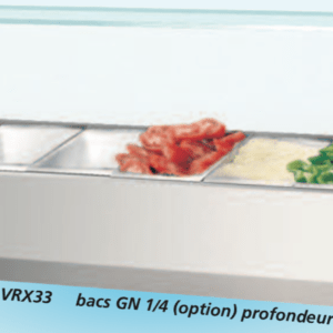 Kit réfrigéré vitré Bacs GN 1/4