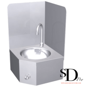 Lave mains d'angle en INOX