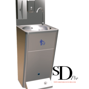 Lave mains en inox sur pied