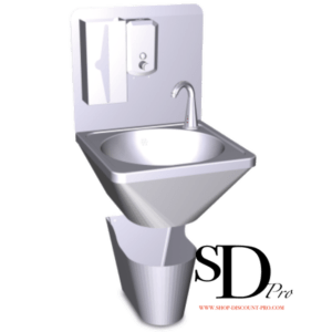 Lave mains mural en INOX éléctronique