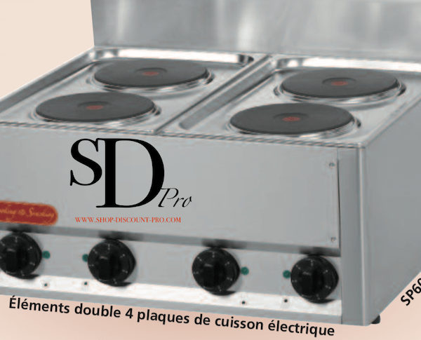 Plan de cuisson 4 plaques