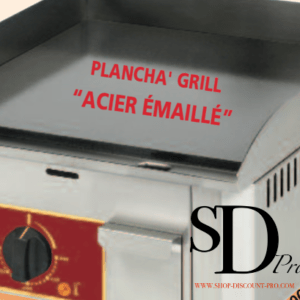 Plancha plaque à snacker ACIER ÉMAILLÉ ELEC