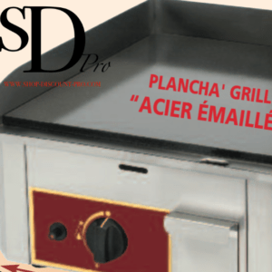 Plancha plaque à snacker ACIER ÉMAILLÉ GAZ