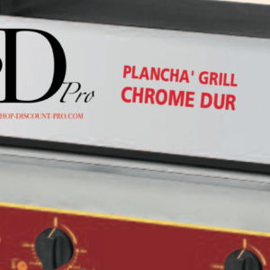 Plancha plaque à snacker CHROME DUR ELEC