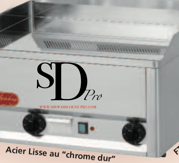 Plaque à snacker Double 4Kw C-lisse