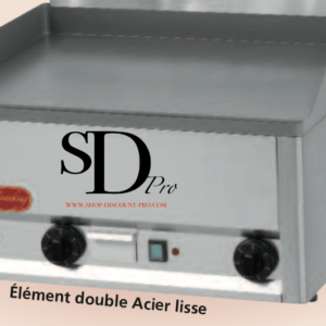 Plaque à snacker Double 4Kw C-lisse
