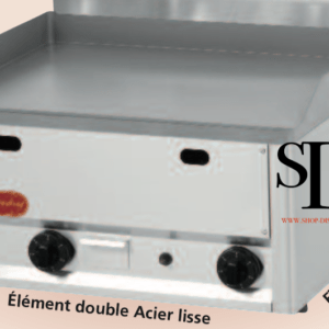 Plaque à snacker Grill en acier lisse