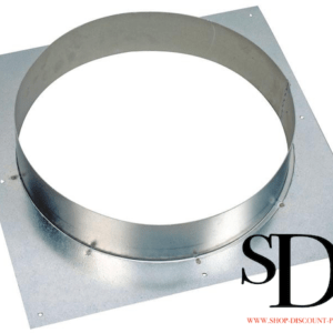 Platine virole galvanisé de raccordement Hotte/Caisson