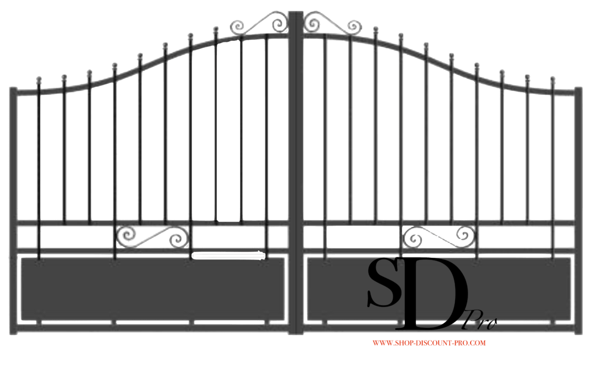 Portail en aluminum soudé Versaille Coulissant – Image 1