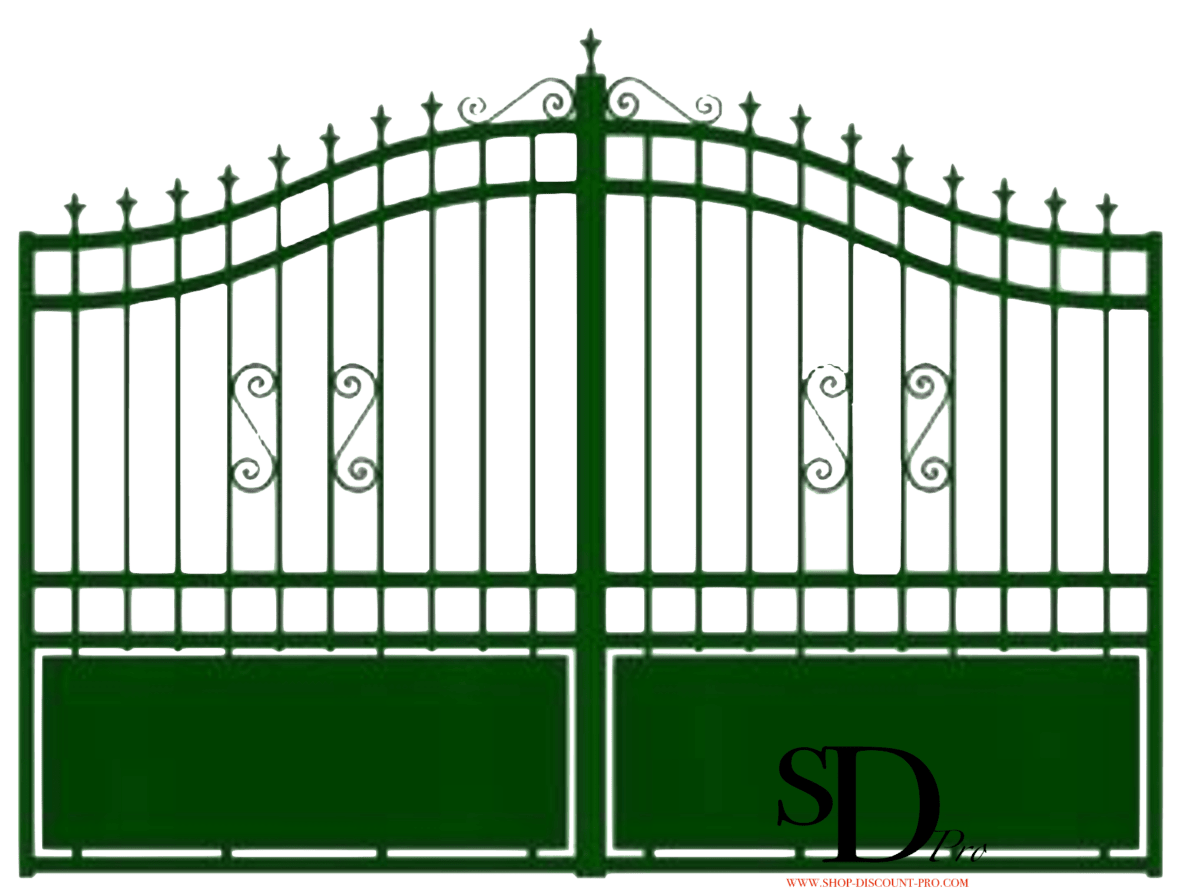 Portail en aluminum soudé Versaille Coulissant – Image 2