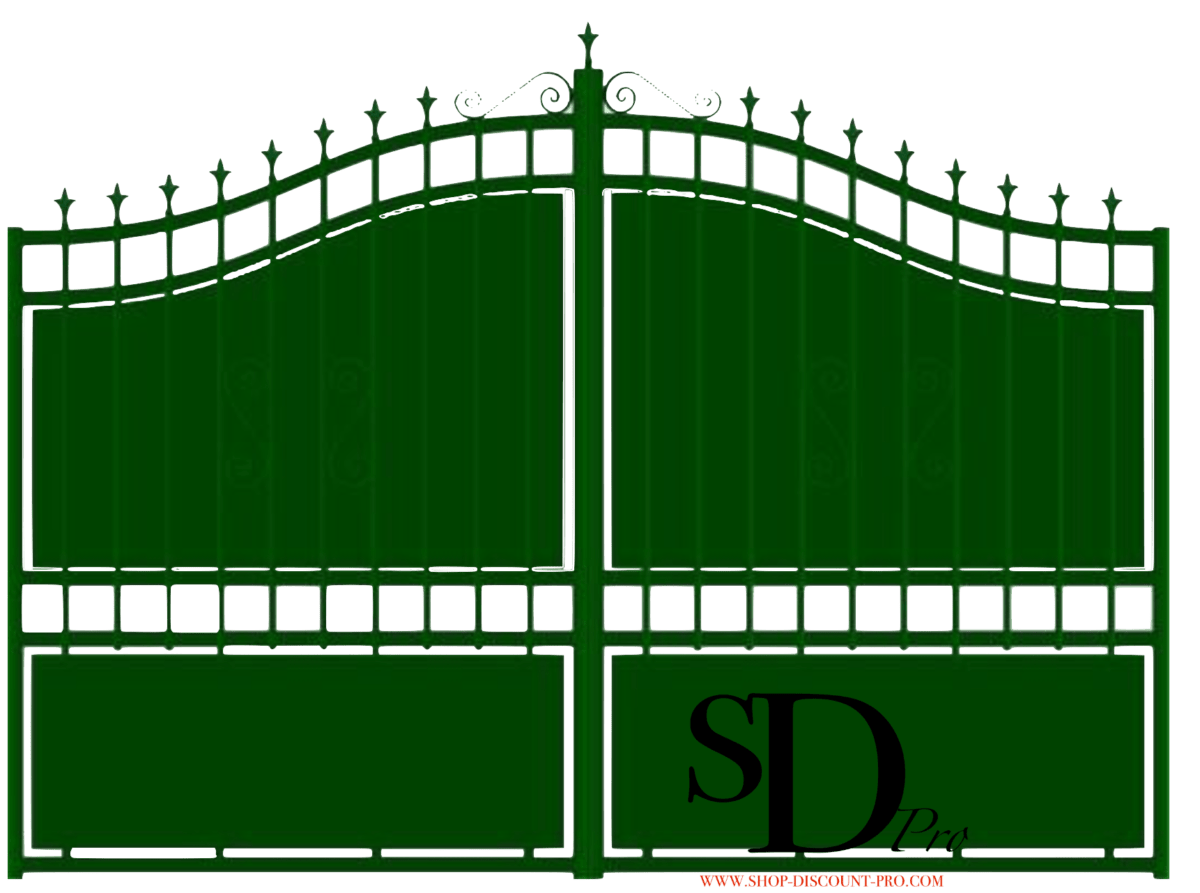 Portail en aluminum soudé Versaille Coulissant – Image 3