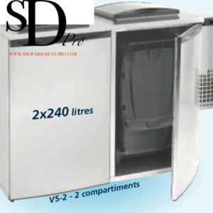 Refroidisseur de déchets 2 compartiment