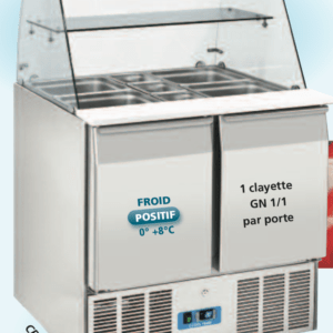 Saladette réfrigérée 2 portes 106Kg