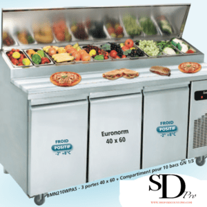 Table Pizza réfrigérée 3 portes SB