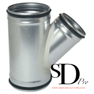 Té oblique galvanisé 45 à joints