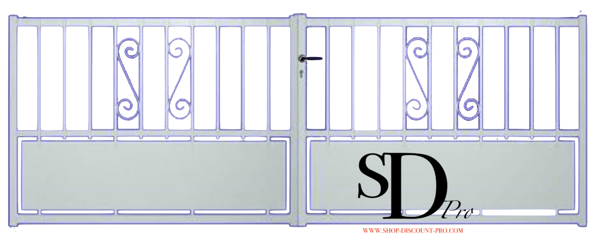 Portail en aluminum mécanique – Image 2