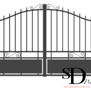 Portail en aluminum soudé