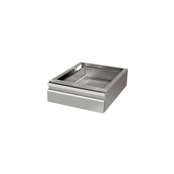Tiroir Haut et Bas en Inox - 1 Niveau